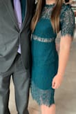 Honestly, no downsides to this dress. Actually, the only downside was that it's so good that my friend ended up wearing the same dress in a different color to the wedding. Very flattering. Fits well. Conservative with a hint of sexy. - Laura S.