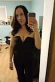 Best jumpsuit ever!  Top was made well to stay up.  Was a little long. Wore 4inch heels and still had some length but made it work.  So comfortable but looks so elegant. - Jesseca H.