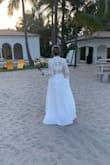Ordered two dresses as a back up to my beach wedding. Both dresses fit, I chose this one for the main ceremony. And will review the other from my island honeymoon ceremony. - Natalia B.