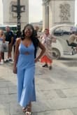 Flowy and open. Super cute can be dressed up or down, the color was perfect as well. - Lisa F.