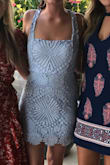 When I first received this dress the zipper was completely broke... I messaged Lulus and they had a new dress shipped to me within 2 days at no extra cost! I was very pleased with their service. The dress itself is nice - I received many compliments. Overall, I do think it runs a little small. If you are debating between 2 different sizes, I would go with the larger one. - Paige L.
