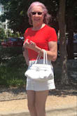 Red, White in Lulus Fashion! What can I say? I just LOVE Lulus tops, skirts, dresses, et al! Luckily, no tummy tuck is needed, as this crop top is SO CUTE! You might size up, but I still Love it! - Bobby R.