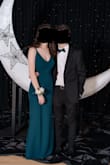 This dress was a really nice material and lovely colour, it's very simple and I felt very comfortable in it. My waist is a bit small and I'm not the tallest so I had to get it taken in and I got it taken up, overall though I am happy with how I looked at my school ball. :) - Ella A.