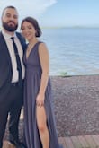 Wonderful price, material was beautiful. I had to get the straps and length altered though. probably would work best for someone a couple inches taller than I. - Kelly B.