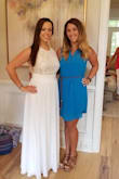 It was perfect for my bridal shower! So elegant and classy! Tons of compliments and very flattering! Don't hesitate!! Get this dress, brides!! :) - Parris C.