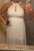 I did not find this dress flattering and feel like it takes away the waist. For reference I am a fairly curvy person. - Parris C.