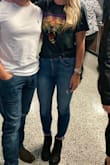 Love this top!! It's a little loose so I tied it, but I'd wear it untied for a more casual lunch. I wore this to a rock concert but can't wait to wear it out to brunch. - Emily G.