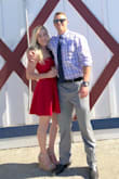 This dress is amazing. Fits in all the right places. I bought it in red first and loved it so much I had to have it in the periwinkle. 10/10 would recommend. - Simonne F.
