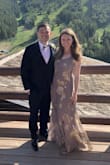 I loved wearing this dress to a friend's formal summer wedding. I'm 5'2 and it was a little long even with 2.5 inch wedges, but it worked out fine. It fit well otherwise. The tie at the waist really helped along with the adjustable straps, definitely had those as tight as I could so it would make it shorter. I loved the flow of the dress, especially with the breeze. It was beautiful! - Ashley H.