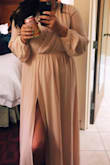 I got so many compliments on this dress all night. It was so comfy and fit perfect. I was so nervous it wouldn't fit reading the reviews but it fit true to size and was beautiful! - Breanna S.