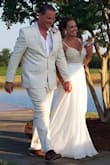 Everyone loved my dress! Especially me! No one could believe what a bargain it was. It was exactly what I wanted and it fit beautifully without a bit of alterations. It was THE PERFECT DRESS for my wedding. - Courtney