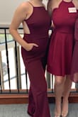 This jumpsuit was super cute and I was worried it wouldn't fit right, but the material is kinda stretchy and it was perfect! - Katie P.