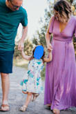 Bought this dress for family photos and it worked great. But I had to wear a bralette with it because it was too tight with an underwire bra. I think because the fabric doesn't have much stretch, it was less flexible on sizing. - Leslie P.