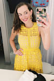 I needed a last minute dress for a wedding, and stumbled across this one. I ordered it in an XS, and it fits beautifully and TTS. I received so many compliments, and for the price you simply cannot beat it. I never even knew yellow was my color! - Danica G.