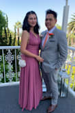 This dress is everything! I wore this on my sister in law's wedding. And I got a lot of compliment. Material is soft and classy. Perfect for my built and height. You can do any style you want. I would recommend this to everyone! - Reslyn T.