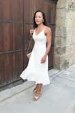 Lovely dress, with beautifully detailed material and a romantic style. - Francesca M.