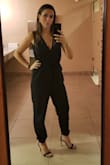 I loved this- it was VERY flattering. I get nervous usually when purchasing low cut outfits because I have large boobs and I don't want to be too bodacious or revealing... this was VERY flattering and I was able to wear with or without a black bra and both were not too revealing and complemented me nicely. - Jordan W.