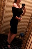 The material is VERY high quality. It fits amazing and is a great length, especially for tall girls! I have extremely wide shoulders and was worried about it cutting into my skin but it didn't at all. Where my tall girls at? Buy this dress! - Michelle G.