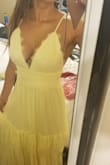 I purchased yellow and red while on sale and love them both. No idea where I'll wear them but the price was too good to pass up. - Krystal W.