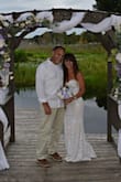 Perfect wedding dress!  Beautiful and elegant. Made well! - Kimberley W.