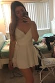 I was really excited when I ordered this for graduation, but when it arrived it was very see through (I've ordered several things on Lulus before and never had that problem, other pieces were always double lined). I didn't have very much time to order something different so I ended up wear a pair of white shorts under these. Overall I thought it was really cute, I just wish it hadn't been see through. - Izabella D.