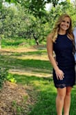 This dress fit awesome! Material was super comfy and moveable in! Perfect for a wedding. - Melanie N.