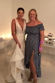 I was so worried about ordering online! This dress fit wonderfully! It is flowy with the perfect thigh slit, cinched under the boobs around the rib cage, and the top is an expandable material for all sizes! I didn't have to wear a bra which NEVER happens with me. I felt confident and beautiful! - Colleen H.