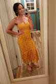 I love the look of this dress, but not on me! I think it's a little too long for someone my height. Also there is little to no structure in the bra cups and they didn't stay put. I would have returned for an XS but I think I have a wide back so it wouldn't zip. Disappointed for sure. - Emily L.