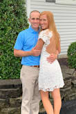 This dress was unique and perfect for my rehearsal dinner!! It was comfy and I received so many compliments! It was a little loose up top, but most things are on me so I wouldn't have changed the size! Highly recommend this cute dress! - Kayla K.