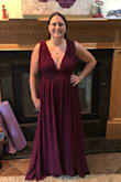 The dress is gorgeous. I had to go up a size. I'm a bit more broad. I got a large, it was a little big in the bust area, but nothing some fashion tape couldn't fix. My body is portioned weird.
Received a lot of compliments. It's a must buy for sure. - Samantha K.