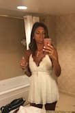 Ordered a small. Exchanged it for the XS and it was perfect. Straps adjust. Got so many compliments! Fiance loved it!! - Holly B.