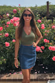 Absolutely love this tank crop top! I bought it in the olive and white and I can't get enough of them. The fabric is super soft and comfortable. No matter what the color, this tank goes with any outfit. I got so many compliments on the olive color way. Definitely a great staple to have in anyone's closet! - Kim S.