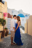 I bought this dress in Royal Blue for my trip to Greece.  The color really pops in the photos and I love it! - Elle L.