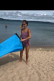 I love this romper for the beach. I would't be able to wear out because it runs a little short in the waist, since I am taller and have a curvey bottom. Overall, its very cute and would be perfect if rompers normally fit you properly. - Sarah F.