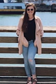 The only complaint I have is it is dry clean only! But it's gorgeous and now a staple to my wardrobe! - Megan P.