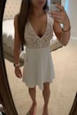 I ordered XS and it fits perfectly. I usually order XS or S from Lulus (sometimes the bust is too small for me for XS). The top is also a little more revealing than the website pictures, just something to consider! - Jordan B.