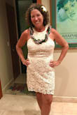 I initially ordered a large in this dress and returned it for an extra large, it was much more comfortable and the quality is exceptional.  I ordered this dress for a wedding renewal on the beach, and it was perfect. The blush pink was a really pretty color. I will definitely be wearing this dress again. - Billie C.
