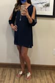 Worn to a summer wedding. Pretty, lightweight but not see through. - Stephanie H.