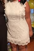 Bought it for my sister to wear at her graduation. She normally wears L, so I went one size up and it fitted perfectly. The dress has a great quality and was not see definitely would buy it for myself in the future. - Nicole T.
