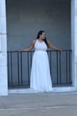 Bought this in an XL for my daughter and it fit perfectly... a beautiful addition to her senior photos. - Anna J.