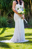 I Loooooooooove this dress. I had a civil wedding and I was looking for something simple and at the same time romantic. This was the perfect dress for my wedding. I found this dress at the last minute and it made my dream come true. - Cecilia A.