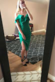 Beautiful dress, lovely concept, and durable material. However, it did run big. I'm usually a small, but may have needed an extra small in this dress. Sadly, I'll be returning the dress, but other than the size, it was a very nice dress. - Ania K.