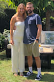 I bought this jumpsuit for my bridal shower and I loved it. It was super stretchy so I could move around and not feel constricted. I wore it through the bridal shower into an evening out and loved it the whole time. I would highly recommend this. - Lindsey T.
