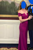 I absolutely loved this dress! I'm smaller busted so I needed to have fabric tape to hold the front down in place.  My torso is long so the darts were a tad off on the back, but nothing terrible.  Using a sticky bra was certainly helpful for shape. - Anne T.