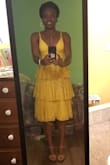 I loved the color and the fit. I wore it to a friend's wedding and it was everything I hoped it would be. It fit great. Had to add a little padding in the cups, but that was more of a want than a need. - Shennel W.
