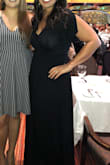 This dress is perfect to dress up or down! I wore it on a formal night on a cruise and I felt so great in it. I have a larger chest so I actually ended up removing the snap and pinning it a little lower because it had a gap with the snap being where it is. It was longer but I wore it with some wedges and it was the perfect length. I want more colors in the dress I love it! - Ariana S.