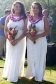 I wore this dress to my brother's wedding as the bridesmaids were to wear white. At first I was hesitant about the size and wasn't sure if I should size up. I could have done with a bit bigger, it was snug in the bust, but overall it fit nicely and was very comfortable. I love the flowy-ness of the dress and it was very well made. Highly recommend for any larger busted folks out there! - Angeline M.