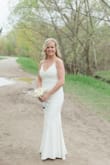 This dress was perfect for our Surprise Wedding in our back yard. - Ashley P.