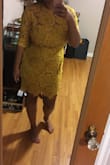 I went for the XL because I usually like my clothes a little more loose as opposed to tight. I also always feel like I have to consider my chest size when picking dress sizes. I typically wear a dress size 10/12. 

I love this dress!!  It is well made and has beautiful detail. Cannot wait to wear it to a friend's wedding this weekend! - Samantha L.