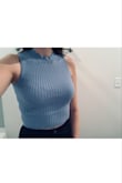 It looks great with high waist shorts/pants. I'm thinking of buying in different colors. - Burcin L.
